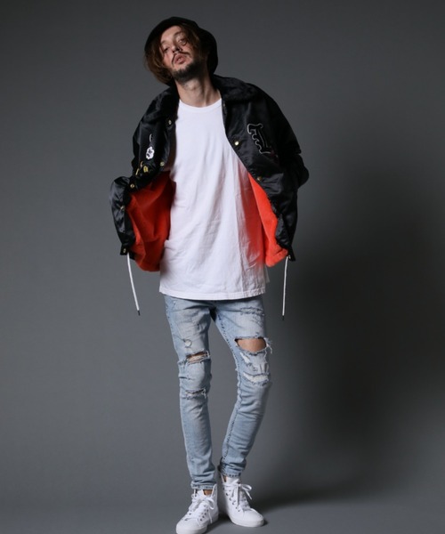 STUD MUFFIN(スタッドマフィン)の「【別注】STUD MUFFIN/スタッドマフィン/ファーコーチジャケット(ブルゾン・メンズ・ブラック・3/4/2)」の8枚目の写真