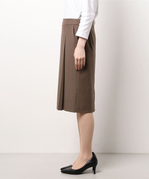 m.f.editorial（エムエフエディトリアル）の「アレキサンダージュリアンレディース/ALEXANDER JULIAN：Women ガンクラブチェック セットアップ タイトスカート（セットアップジャケットございます）（スーツスカート・レディース・ブラウン・S/LARGE/X-LARGE/MEDIUM）」の8枚目の写真