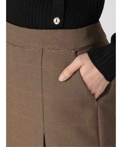 m.f.editorial（エムエフエディトリアル）の「アレキサンダージュリアンレディース/ALEXANDER JULIAN：Women ガンクラブチェック セットアップ タイトスカート（セットアップジャケットございます）（スーツスカート・レディース・ブラウン・S/LARGE/X-LARGE/MEDIUM）」の6枚目の写真