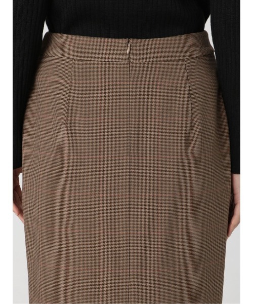 m.f.editorial（エムエフエディトリアル）の「アレキサンダージュリアンレディース/ALEXANDER JULIAN：Women ガンクラブチェック セットアップ タイトスカート（セットアップジャケットございます）（スーツスカート・レディース・ブラウン・S/LARGE/X-LARGE/MEDIUM）」の9枚目の写真