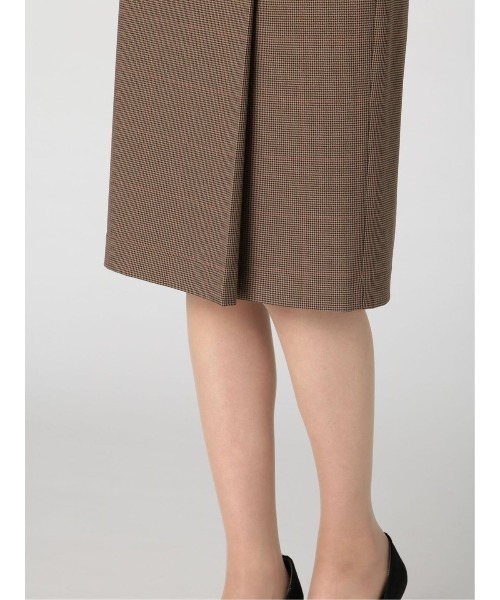 m.f.editorial（エムエフエディトリアル）の「アレキサンダージュリアンレディース/ALEXANDER JULIAN：Women ガンクラブチェック セットアップ タイトスカート（セットアップジャケットございます）（スーツスカート・レディース・ブラウン・S/LARGE/X-LARGE/MEDIUM）」の16枚目の写真