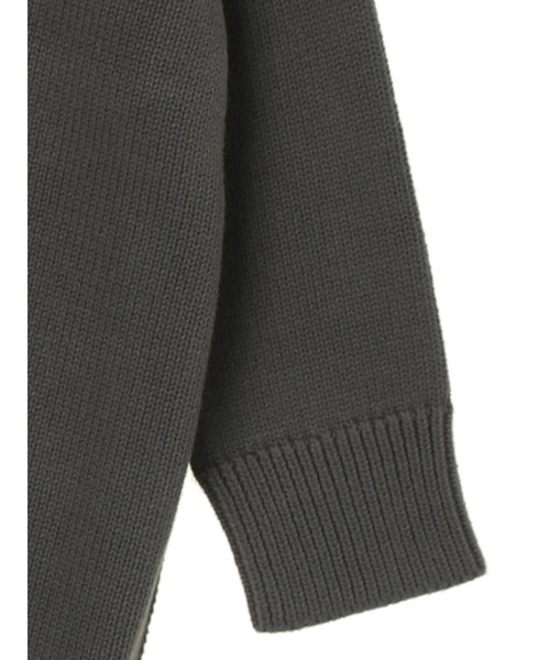 AMERICAN HOLIC(アメリカンホリック)の「Vネックダメージニットプルオーバー(ニット/セーター・レディース・アイボリー/チャコールグレー・M/L)」の3枚目の写真