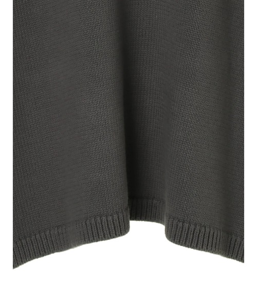 AMERICAN HOLIC(アメリカンホリック)の「Vネックダメージニットプルオーバー(ニット/セーター・レディース・アイボリー/チャコールグレー・M/L)」の4枚目の写真