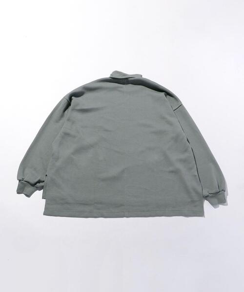 ATELIER BETON（アトリエベトン）の「＜ATELIER BETON（アトリエべトン）＞ DF HIGH NECK/カットソー（Tシャツ/カットソー・メンズ・ベージュ/ダークグレー・2/3）」の7枚目の写真