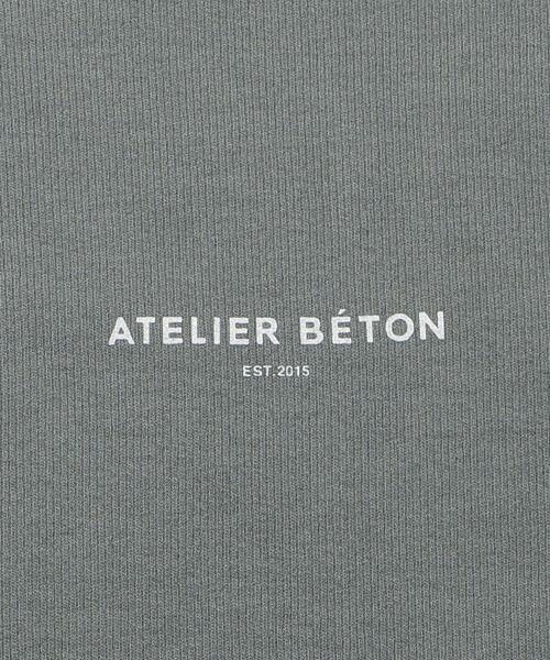 ATELIER BETON（アトリエベトン）の「＜ATELIER BETON（アトリエべトン）＞ DF HIGH NECK/カットソー（Tシャツ/カットソー・メンズ・ベージュ/ダークグレー・2/3）」の3枚目の写真