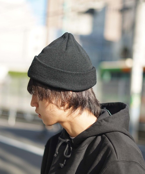 THRASHER(スラッシャー)の「MAG LOGO ACRYLIC BEANIE/スラッシャーニットキャップ・ビーニー(ニットキャップ/ビーニー・メンズ・ブラック×ホワイト/ブラック×ブラック/ネイビー/グレー/ベージュ/カーキ/オレンジ・FREE)」の9枚目の写真