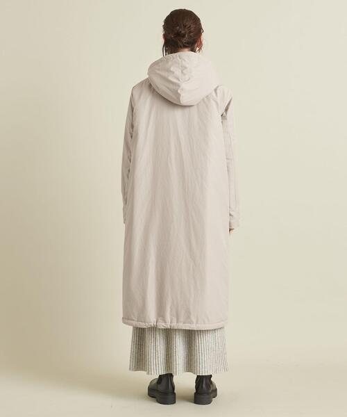 YDOT（ワイドット）の「【別注】＜Y(dot)BY NORDISK＞THINDOWN コート/ダウン -2WAY- ∴（ダウンジャケット/コート・レディース・ブラック/ナチュラル・M）」の4枚目の写真