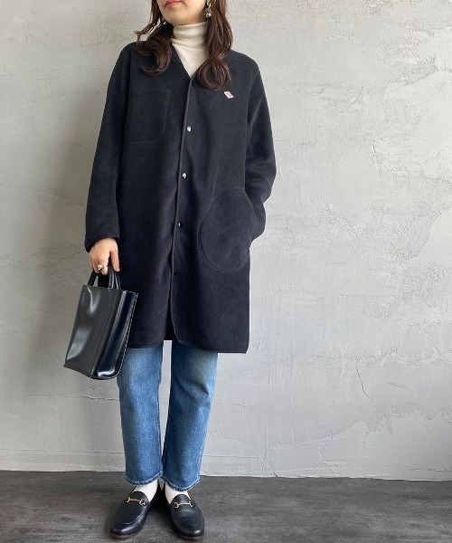 DANTON（ダントン）の「[DANTON/ダントン] フリース Vネックロング