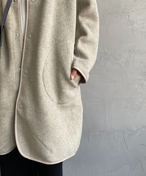 DANTON（ダントン）の「[DANTON/ダントン] フリース Vネックロング