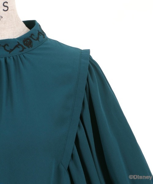 axes femme(アクシーズファム)の「ディズニーヴィランズ/BL(シャツ/ブラウス・レディース・キナリ/ブルーグリーン/ブラック・MEDIUM)」の5枚目の写真