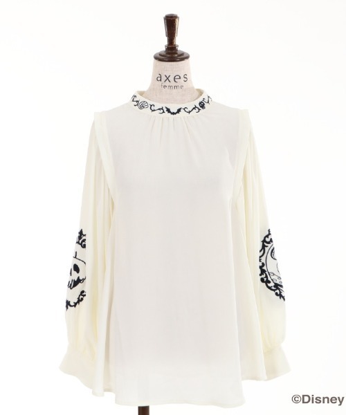 axes femme(アクシーズファム)の「ディズニーヴィランズ/BL(シャツ/ブラウス・レディース・キナリ/ブルーグリーン/ブラック・MEDIUM)」の20枚目の写真