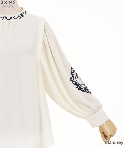 axes femme(アクシーズファム)の「ディズニーヴィランズ/BL(シャツ/ブラウス・レディース・キナリ/ブルーグリーン/ブラック・MEDIUM)」の21枚目の写真