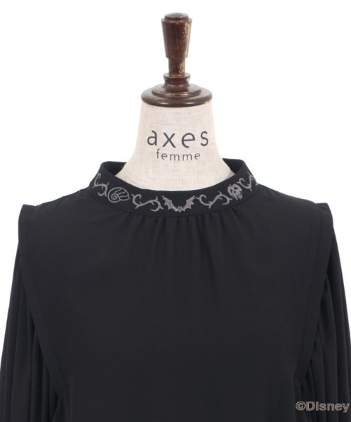 axes femme(アクシーズファム)の「ディズニーヴィランズ/BL(シャツ/ブラウス・レディース・キナリ/ブルーグリーン/ブラック・MEDIUM)」の11枚目の写真