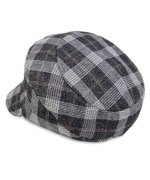 polcadot（ポルカドット）の「チェック&ブラック キャスケット（キャスケット・レディース・ブラック系/ブラック/ブラウン系/グレー系・FREE）」の11枚目の写真