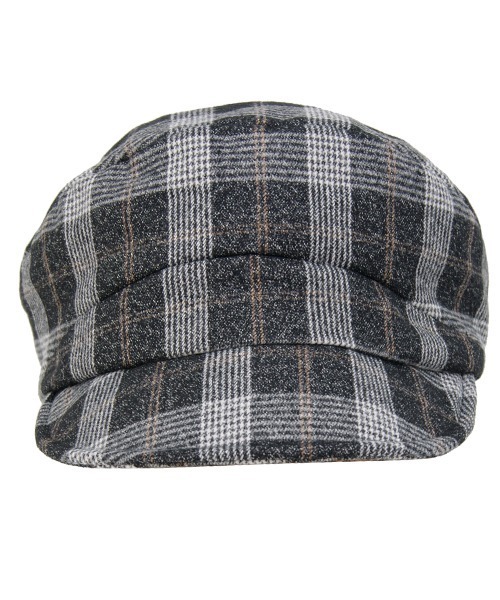 polcadot（ポルカドット）の「チェック&ブラック キャスケット（キャスケット・レディース・ブラック系/ブラック/ブラウン系/グレー系・FREE）」の12枚目の写真