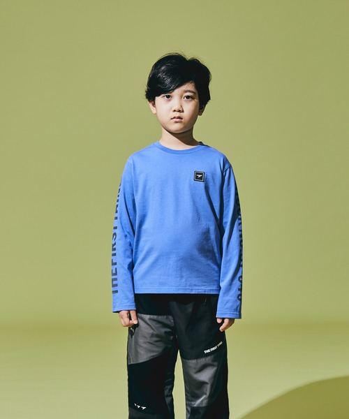 瞬足（シュンソク）の「瞬足/キッズ/アームスウィングロングスリーブTシャツ/SSA1040（Tシャツ/カットソー・キッズ・ブルー/ホワイト/ブラック/ブラウン・XL/S/L/M）」の4枚目の写真