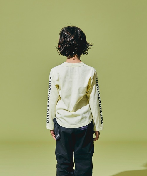 瞬足（シュンソク）の「瞬足/キッズ/アームスウィングロングスリーブTシャツ/SSA1040（Tシャツ/カットソー・キッズ・ブルー/ホワイト/ブラック/ブラウン・XL/S/L/M）」の7枚目の写真