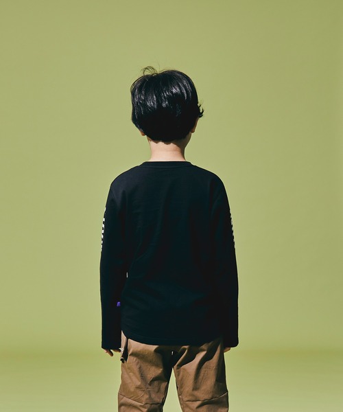 瞬足（シュンソク）の「瞬足/キッズ/アームスウィングロングスリーブTシャツ/SSA1040（Tシャツ/カットソー・キッズ・ブルー/ホワイト/ブラック/ブラウン・XL/S/L/M）」の12枚目の写真