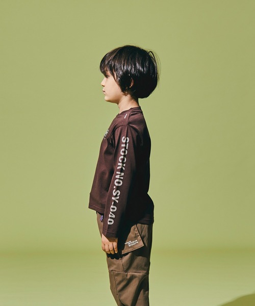 瞬足（シュンソク）の「瞬足/キッズ/アームスウィングロングスリーブTシャツ/SSA1040（Tシャツ/カットソー・キッズ・ブルー/ホワイト/ブラック/ブラウン・XL/S/L/M）」の19枚目の写真