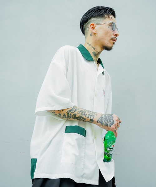 Subciety（サブサエティ）の「DOUGH BOY SHIRT（シャツ/ブラウス・メンズ・ブラウン/ベージュ/ホワイト・MEDIUM/LARGE/X-LARGE）」の13枚目の写真