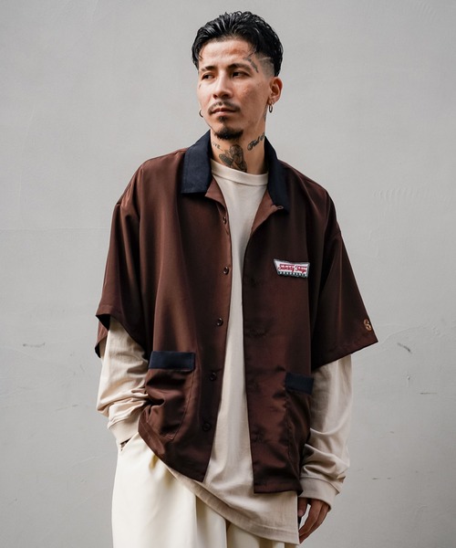 Subciety（サブサエティ）の「DOUGH BOY SHIRT（シャツ/ブラウス・メンズ・ブラウン/ベージュ/ホワイト・MEDIUM/LARGE/X-LARGE）」の14枚目の写真