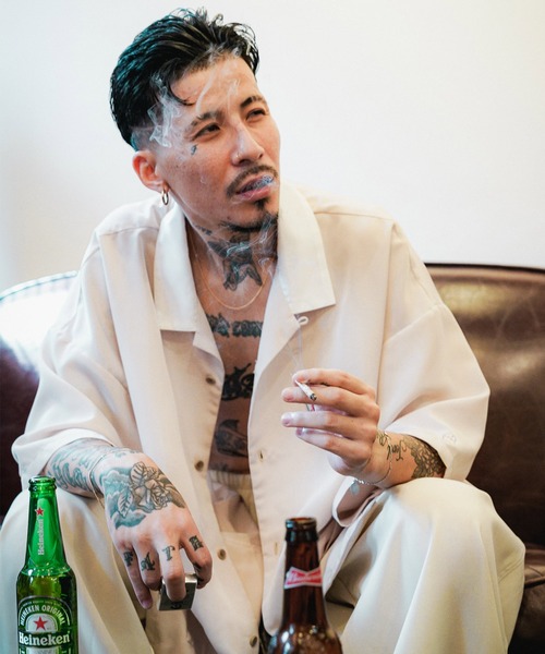 Subciety（サブサエティ）の「DOUGH BOY SHIRT（シャツ/ブラウス・メンズ・ブラウン/ベージュ/ホワイト・MEDIUM/LARGE/X-LARGE）」の15枚目の写真