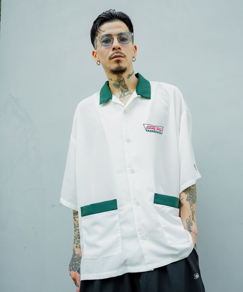 Subciety（サブサエティ）の「DOUGH BOY SHIRT（シャツ/ブラウス・メンズ・ブラウン/ベージュ/ホワイト・MEDIUM/LARGE/X-LARGE）」の12枚目の写真