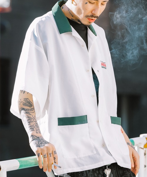 Subciety（サブサエティ）の「DOUGH BOY SHIRT（シャツ/ブラウス・メンズ・ブラウン/ベージュ/ホワイト・MEDIUM/LARGE/X-LARGE）」の20枚目の写真