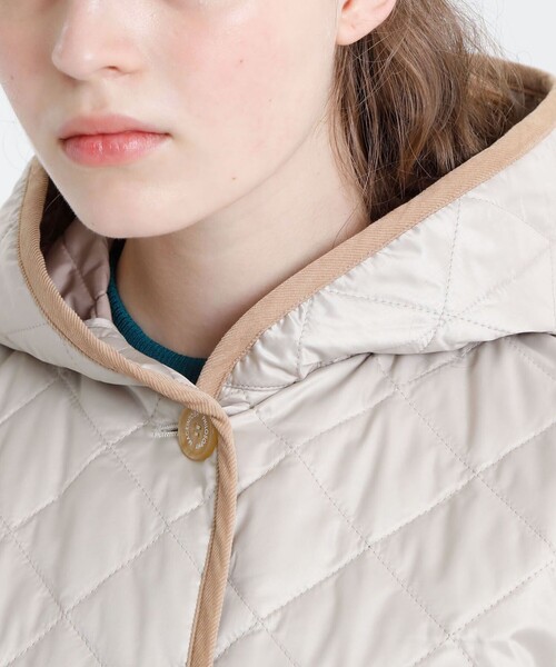 MACKINTOSH PHILOSOPHY（ﾏｯｷﾝﾄｯｼｭ ﾌｨﾛｿﾌｨｰ）の「＜LINDETH＞キルティングロングコート（その他アウター・レディース・ホワイト系その他/ダークネイビー・38/36）」の7枚目の写真