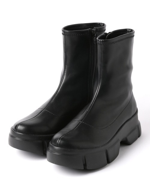 LOWRYS FARM（ローリーズファーム）の「スニーカーソールブーツ　254942（ブーツ・レディース・アイボリー/ブラック・MEDIUM/LARGE）」の12枚目の写真