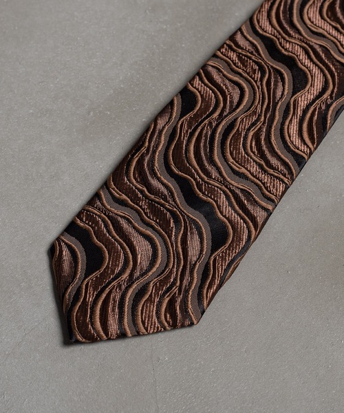 kutir（クティール）の「アソート柄ネクタイ（ネクタイ・メンズ・ブラック/ダークブラウン/ネイビー/イエロー・FREE）」の13枚目の写真