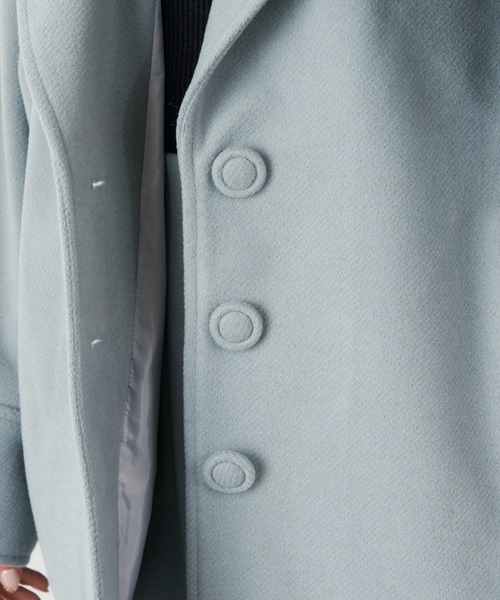 MIIA(ミーア)の「カルゼショートコート(その他アウター・レディース・パープル/ブラウン/ブルー・FREE)」の16枚目の写真