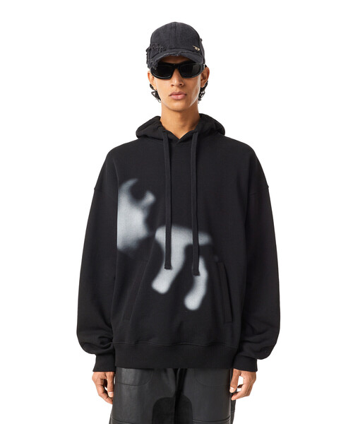 DIESEL(ディーゼル)の「メンズ スウェット パーカー プルオーバー(パーカー・メンズ・ブラック・MEDIUM/LARGE/XX-LARGE/SMALL/X-LARGE/X-SMALL)」の11枚目の写真