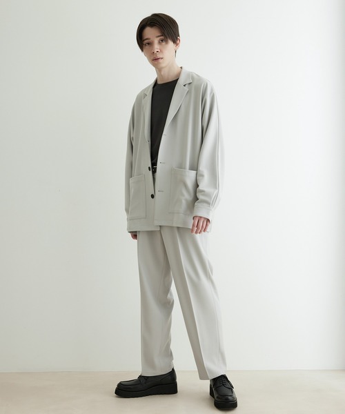 JUNRED（ジュンレッド）の「ドレープサージジャケットブルゾン（ブルゾン・メンズ・ブラック/ブルー系その他4/グレー系その他・S/L/M）」の12枚目の写真