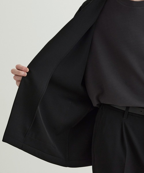 JUNRED（ジュンレッド）の「ドレープサージジャケットブルゾン（ブルゾン・メンズ・ブラック/ブルー系その他4/グレー系その他・S/L/M）」の18枚目の写真