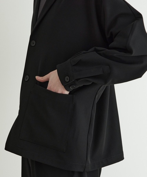 JUNRED（ジュンレッド）の「ドレープサージジャケットブルゾン（ブルゾン・メンズ・ブラック/ブルー系その他4/グレー系その他・S/L/M）」の19枚目の写真