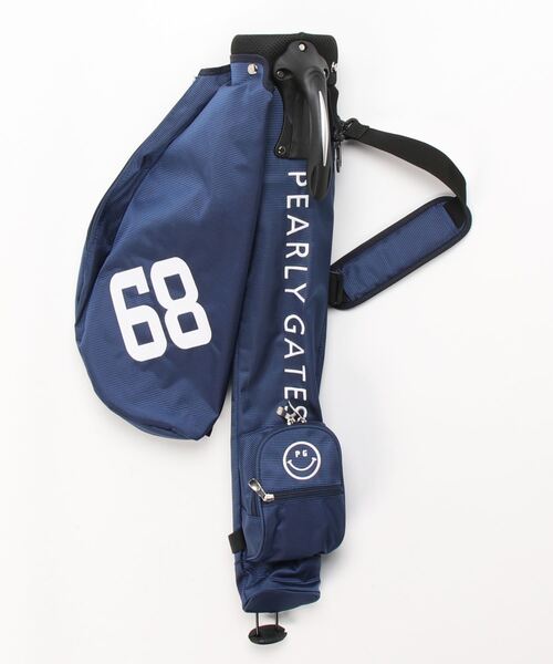 PEARLY GATES】 【定番】ロゴ＆PG SMILE スタンドバッグ (UNISEX)