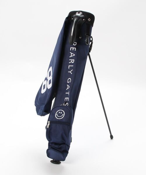 PEARLY GATES】 【定番】ロゴ＆PG SMILE スタンドバッグ (UNISEX)