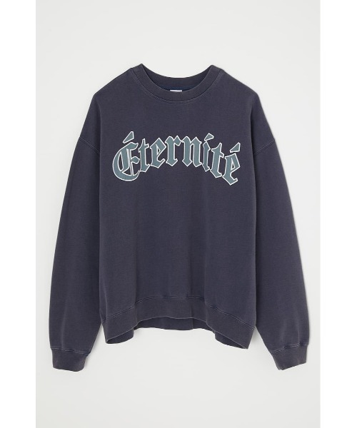 MOUSSY（マウジー）の「ETERNITE プルオーバー（スウェット・レディース・杢グレー/ネイビー/オフホワイト・FREE）」の6枚目の写真