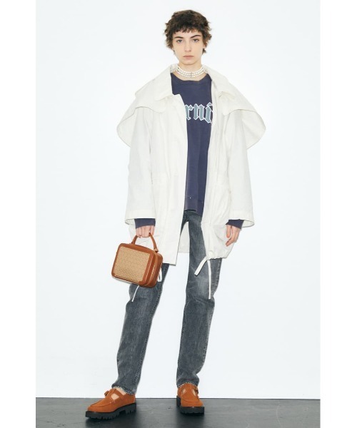 MOUSSY（マウジー）の「ETERNITE プルオーバー（スウェット・レディース・杢グレー/ネイビー/オフホワイト・FREE）」の5枚目の写真