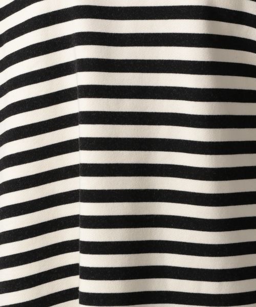 LOWRYS FARM(ローリーズファーム)の「ウラケキモウアソートボーダーLS 262266(スウェット・レディース・ホワイト/ブラック/グリーン・FREE)」の14枚目の写真