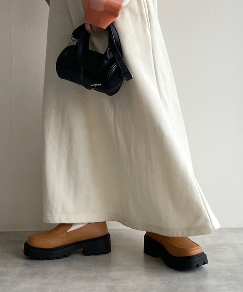 w closet(ダブルクローゼット)の「厚底ローファー(ローファー・レディース・ブラック/ブラウン・M/L)」の10枚目の写真