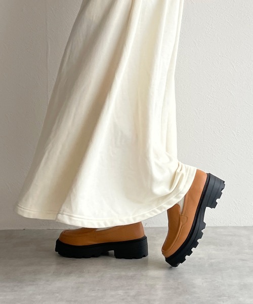 w closet(ダブルクローゼット)の「厚底ローファー(ローファー・レディース・ブラック/ブラウン・M/L)」の11枚目の写真