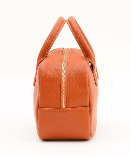 SMIR NASLI（サミールナスリ）の「【SMIR NASLI / サミールナスリ】シュリンクミニボストンバック（ボストンバッグ・レディース・ホワイト/ブラック/ベージュ/グレー・FREE）」の14枚目の写真