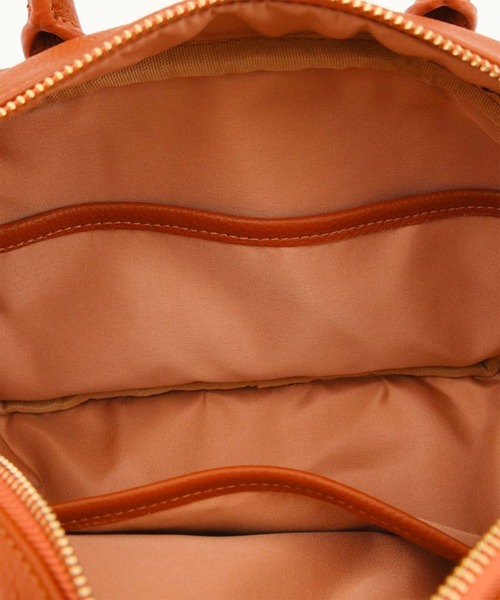 SMIR NASLI（サミールナスリ）の「【SMIR NASLI / サミールナスリ】シュリンクミニボストンバック（ボストンバッグ・レディース・ホワイト/ブラック/ベージュ/グレー・FREE）」の13枚目の写真