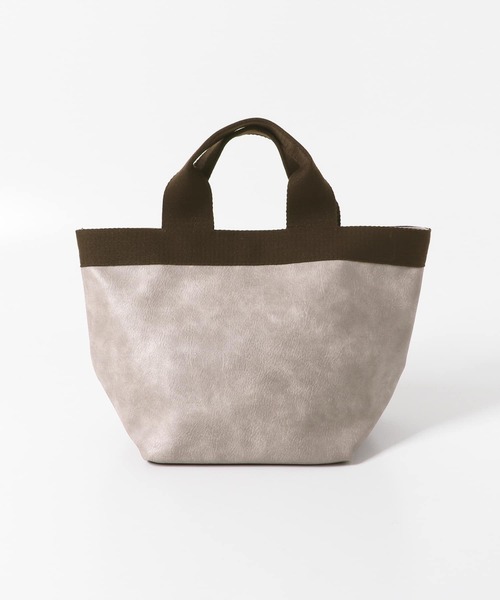 RODE SKO（ロデスコ）の「テープトートバッグ（トートバッグ・レディース・シルバー/アイボリー/グレー系その他・ONE）」の14枚目の写真