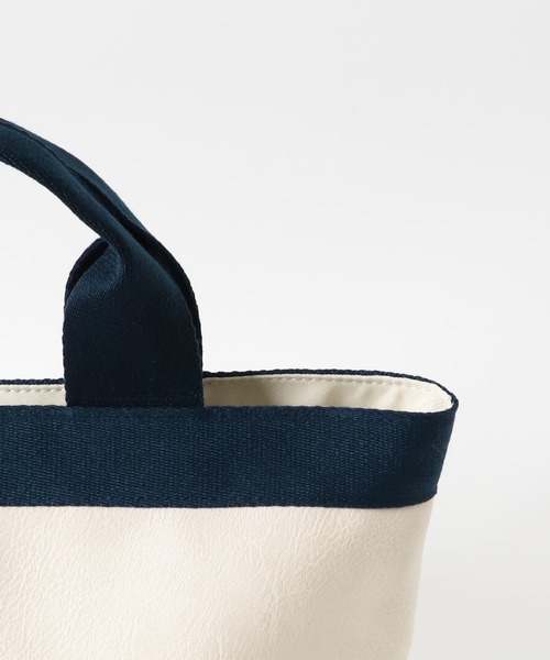 RODE SKO（ロデスコ）の「テープトートバッグ（トートバッグ・レディース・シルバー/アイボリー/グレー系その他・ONE）」の19枚目の写真