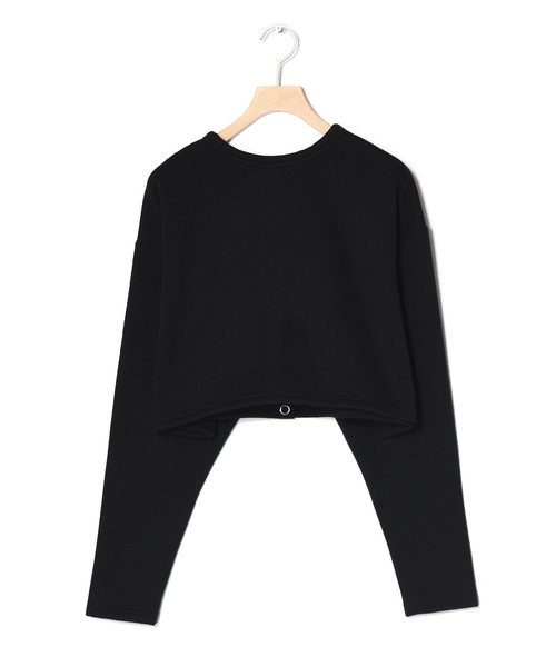 w closet(ダブルクローゼット)の「スウェットショートクルーネックカーディガン(カーディガン/ボレロ・レディース・ブラック/オレンジ/グリーン/アイボリー/ミント・FREE)」の6枚目の写真