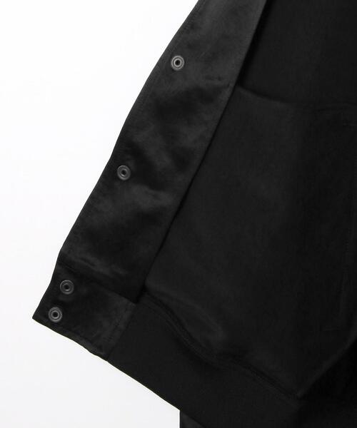 green label relaxing(グリーンレーベルリラクシング)の「アセテート アワードジャケット(スタジャン・メンズ・ブラック/グレー・M/L)」の19枚目の写真