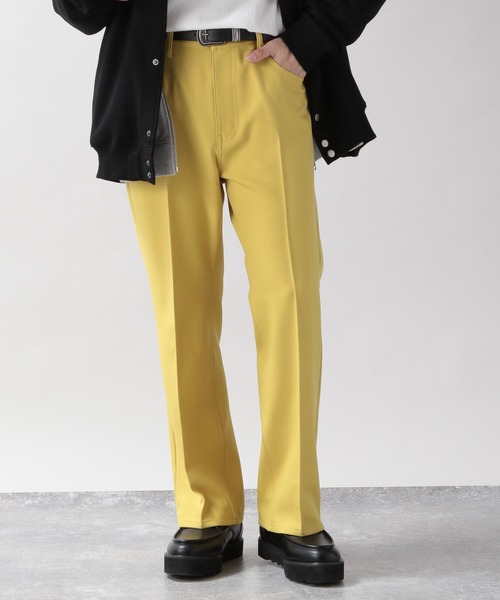 RAGEBLUE（レイジブルー）の「メランジーンズフレアパンツ＜セットアップ着用可能＞（スラックス・メンズ・ライトグレー/ブラック/ブラウン/イエロー/ピンク・MEDIUM/LARGE）」の16枚目の写真